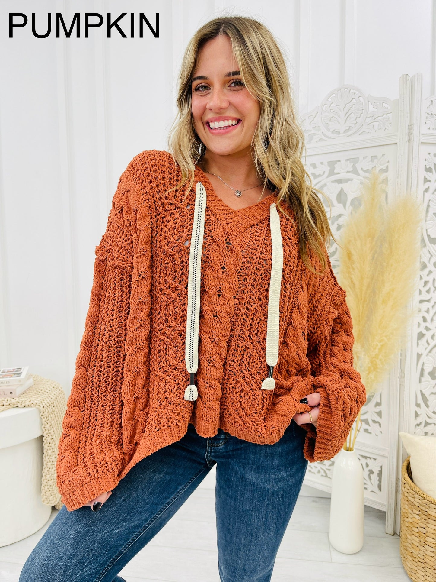 REG/CURVY It's Fall Y'all Hooded Sweater--Multiple Colors!