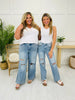 Judy Blue Play It Cool Tummy Control Wide Leg Jeans