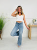 Judy Blue Right on Trend Retro Wide Leg Jeans
