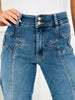 Judy Blue Star Spangled Style Wide Leg Jeans