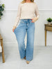 Judy Blue Stitched In Time Retro Wide Leg Jeans