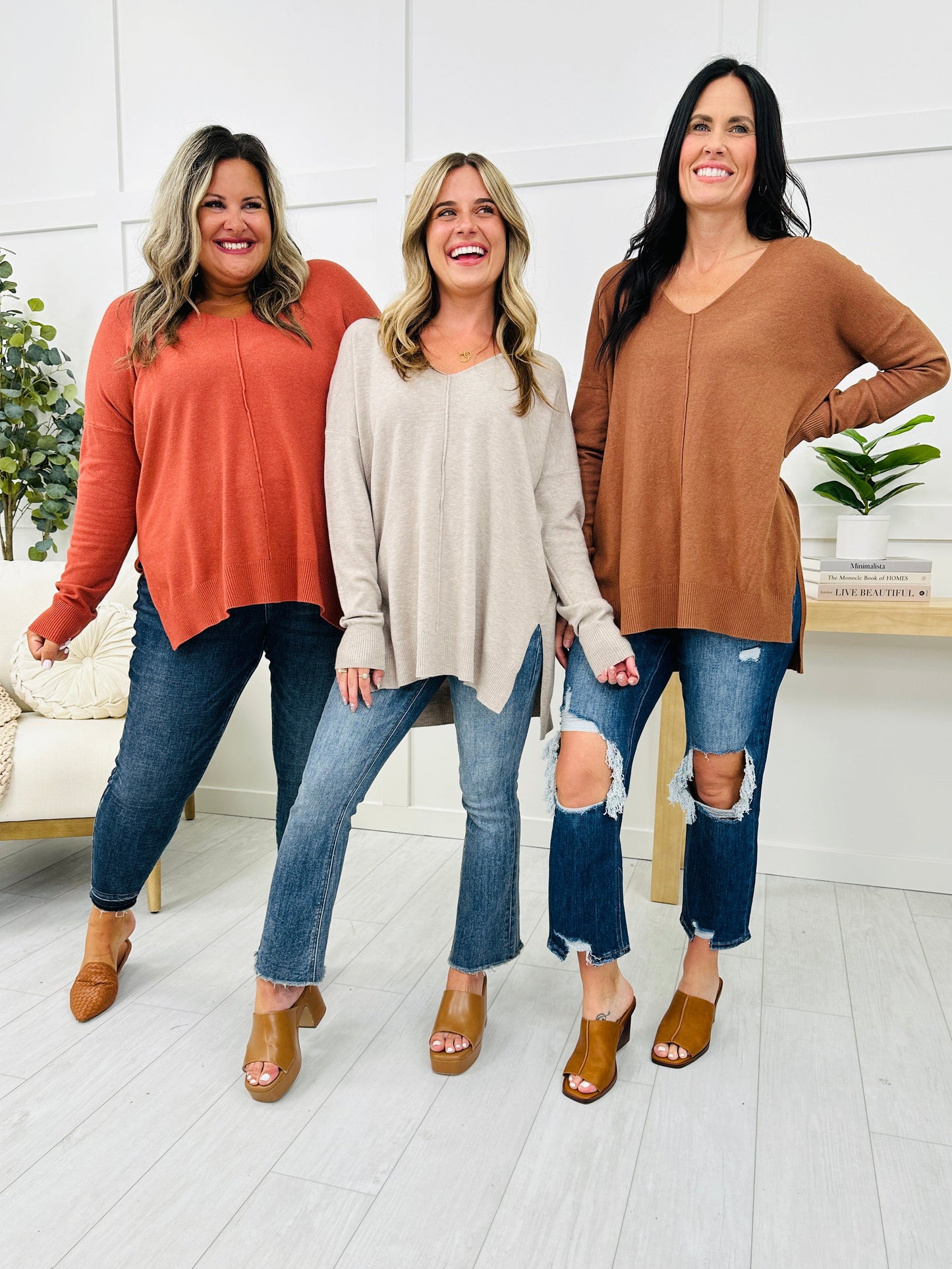 REG/CURVY Hello, Fall Sweater With Doorbuster Pricing- Multiple Colors!