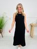 Better Than Basic Midi Dress in Black