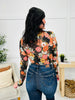 Nightfall Florals Top in Rust