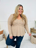 Perfectly Precious Top in Taupe Floral Print