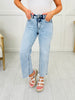 Can't Crop The Feeling MOCO Exclusive Tummy Control Cropped Wide Leg Jeans