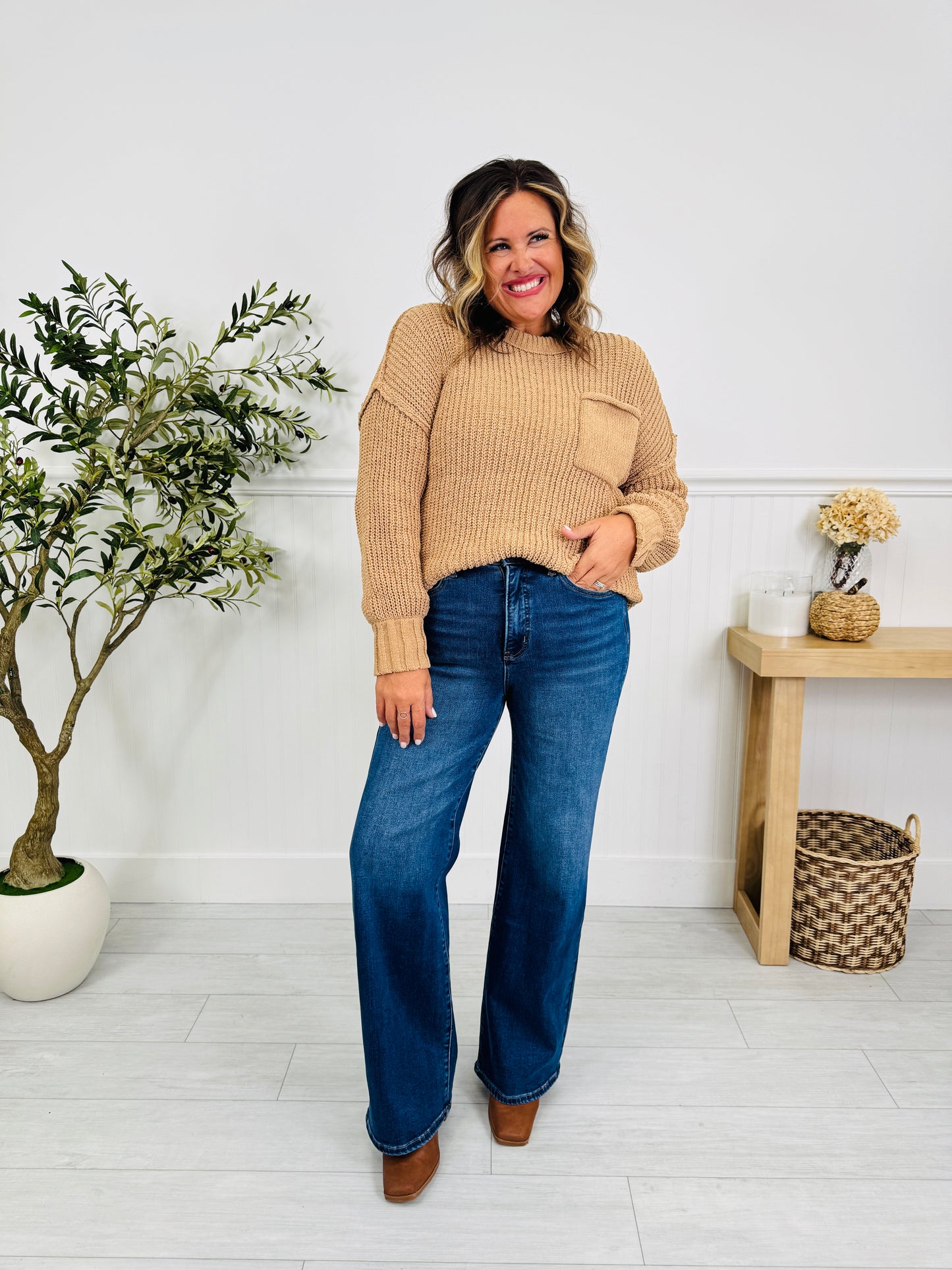 Made For You Wide Leg Jeans in Multiple Inseams
