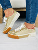 Golden Glide Sneakers