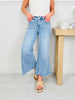 Made To Flatter Tummy Control Wide Leg Cropped Jeans