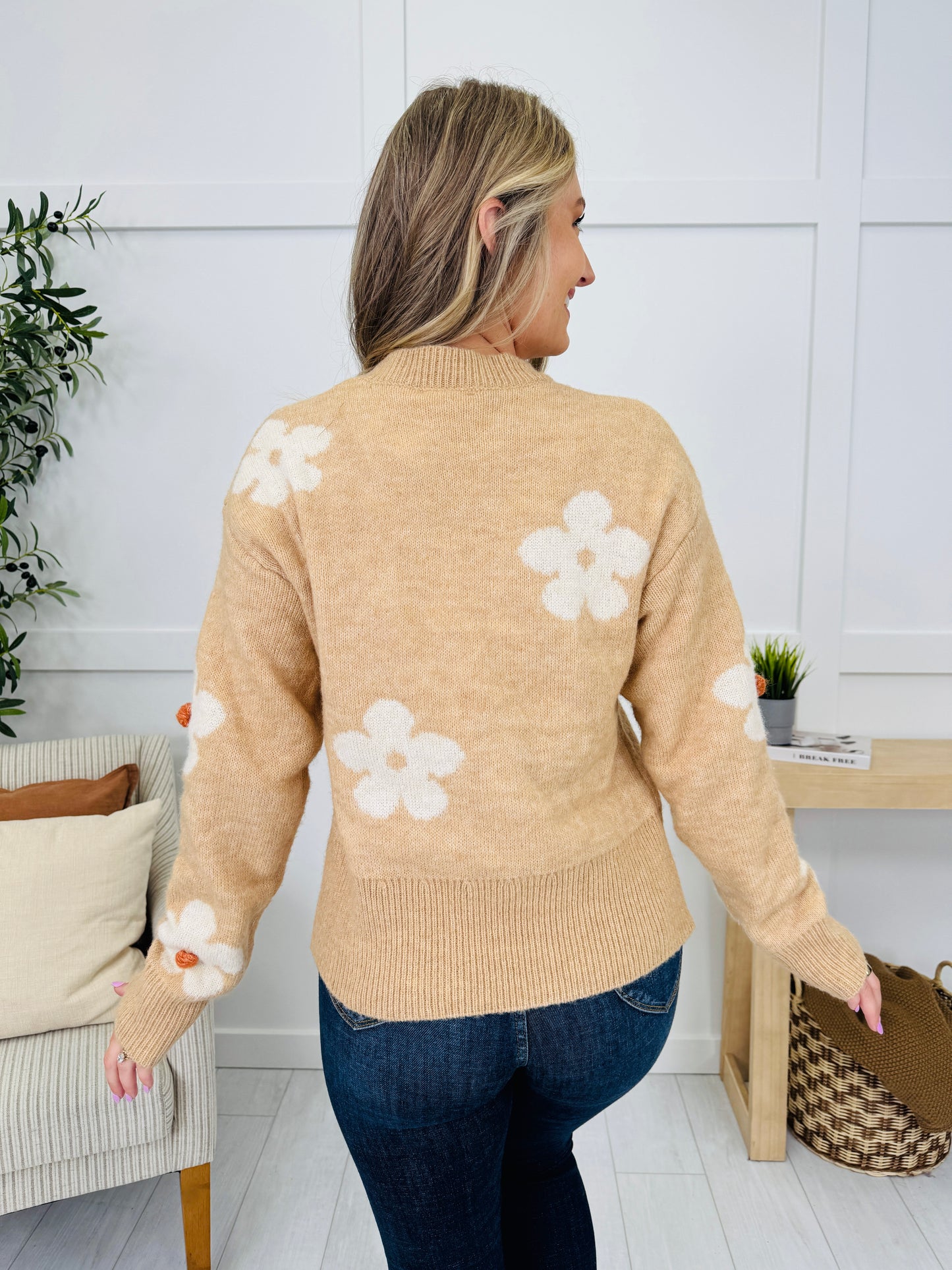 Warm Blossoms Sweater