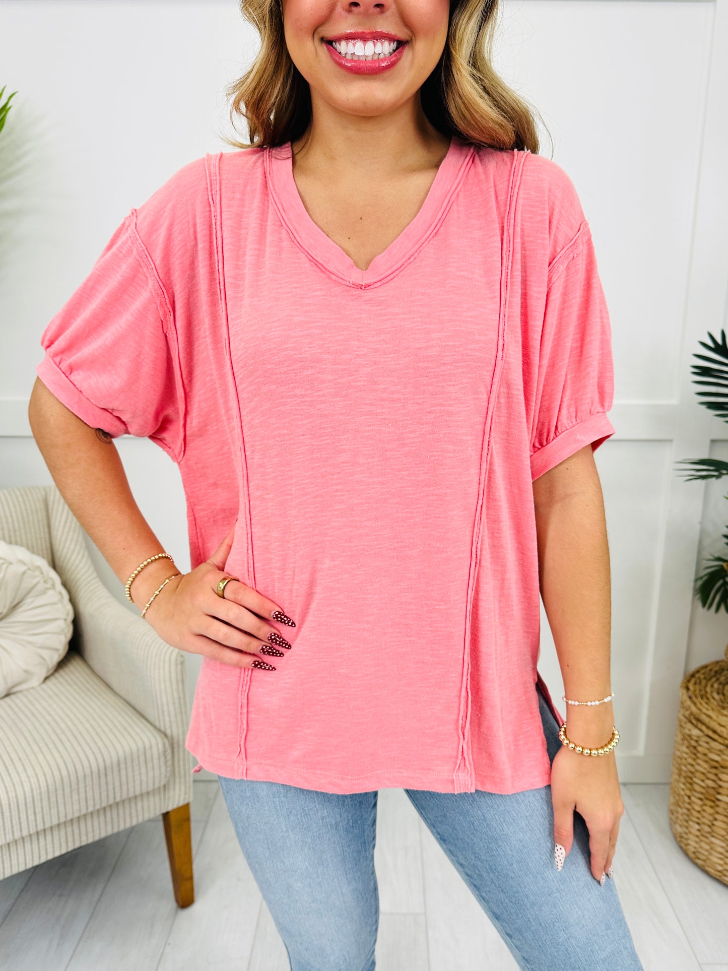 Easy On The Go Top- Multiple Colors!