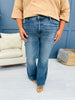 Judy Blue Stop and Stare Tummy Control Flare Jeans in Reg/Curvy