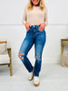 Bridge The Gap Cropped Straight Tummy Control Jeans