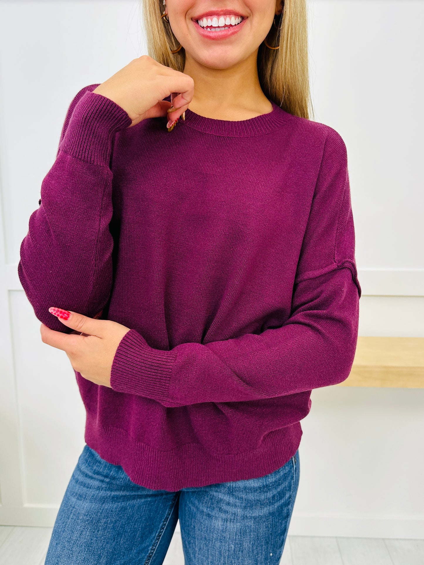 Cider Sipping Sweater- Multiple Colors!