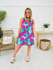 Palms and Plans Dress in St. Thomas Print