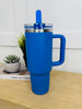 40oz Tumbler With Flip Straw- Multiple Colors!