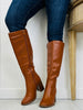 Taking The Long Way Bootie In Cognac
