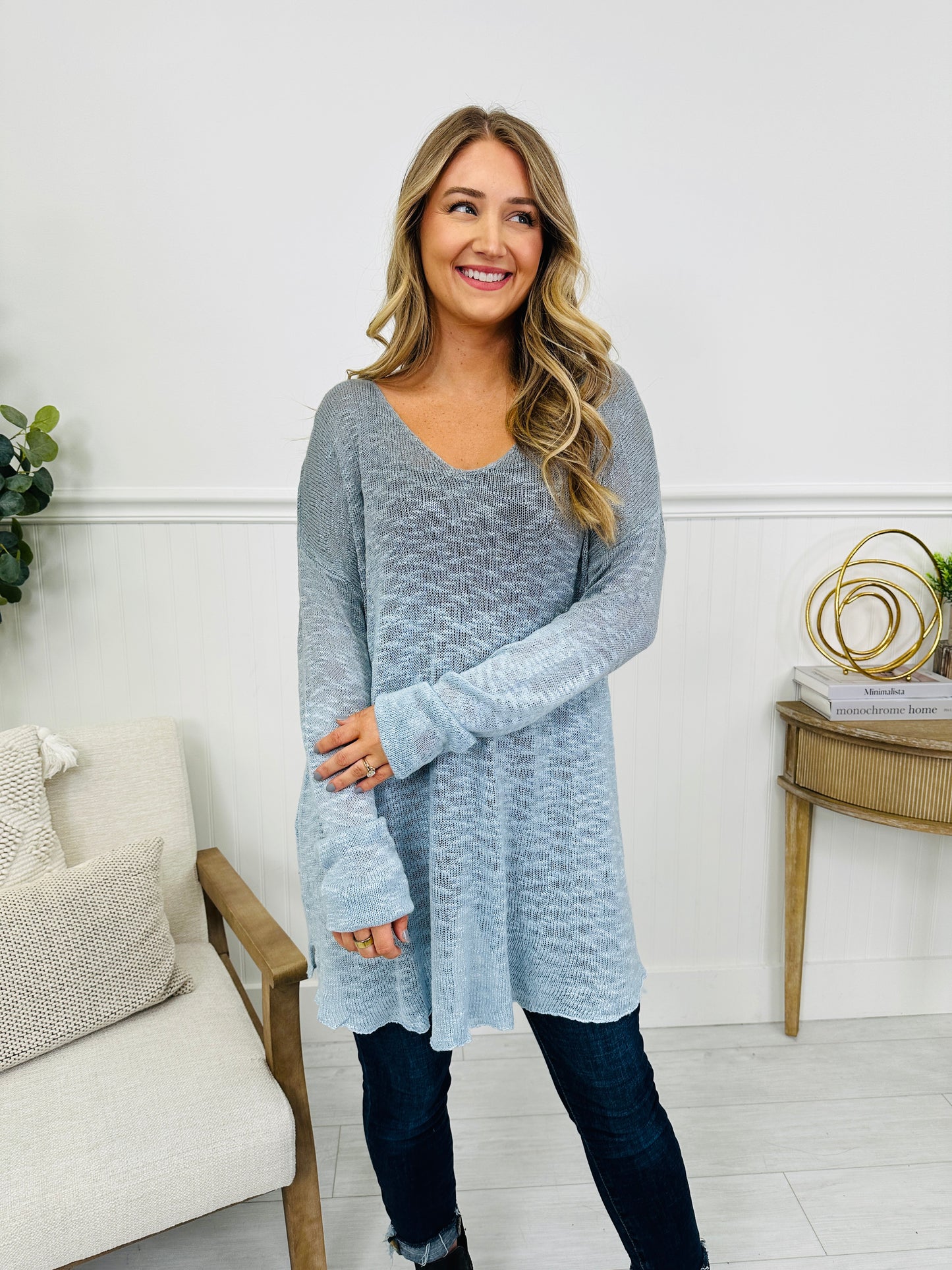 Playful Expressions Top In Cool Grey