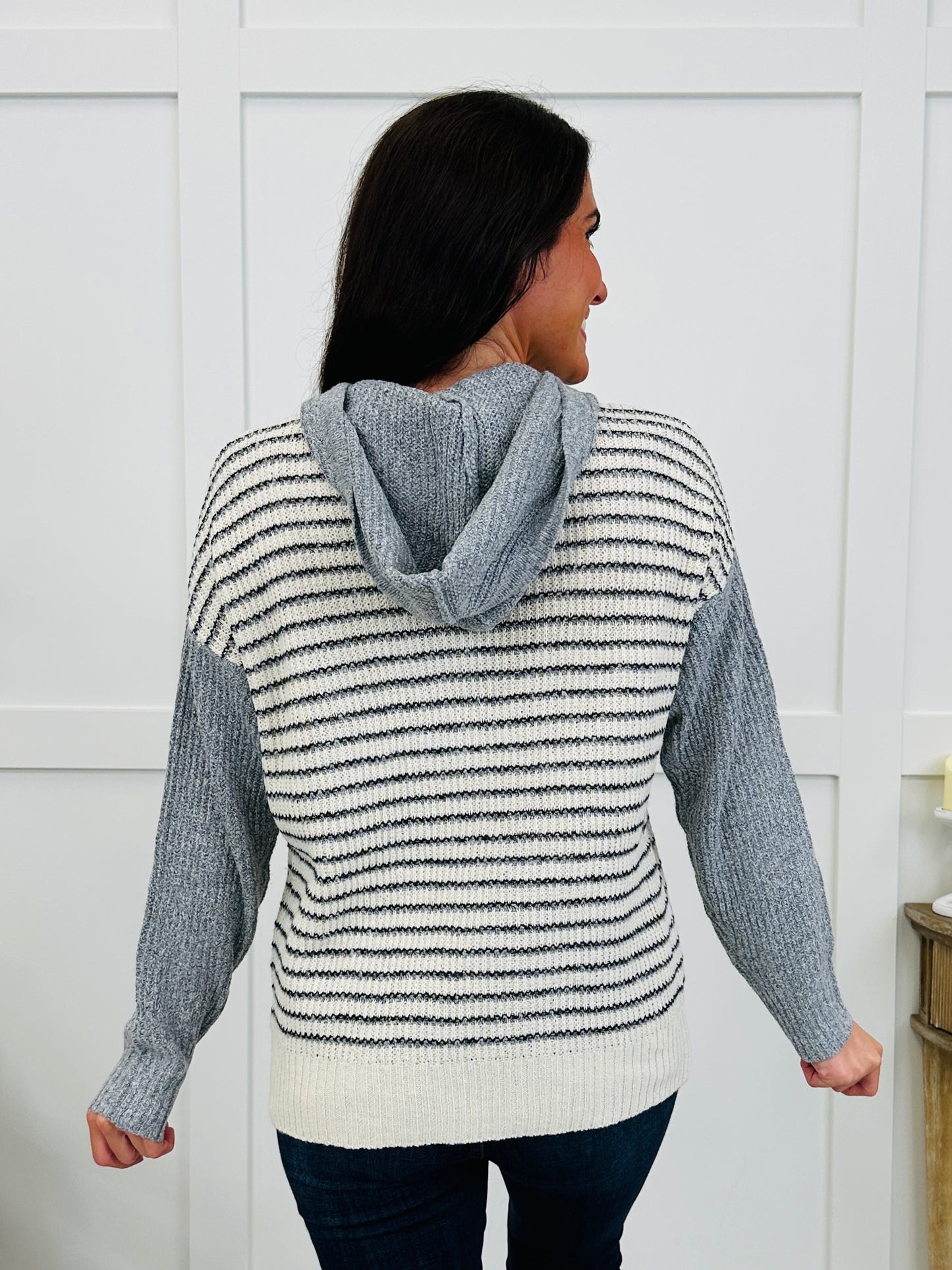 Wander More Top In Charcoal