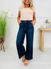 Judy Blue Timeless Touch Trouser Wide Leg Ankle Jeans