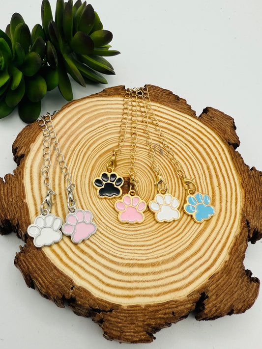 Paw Tumbler Charm- Multiple Colors!