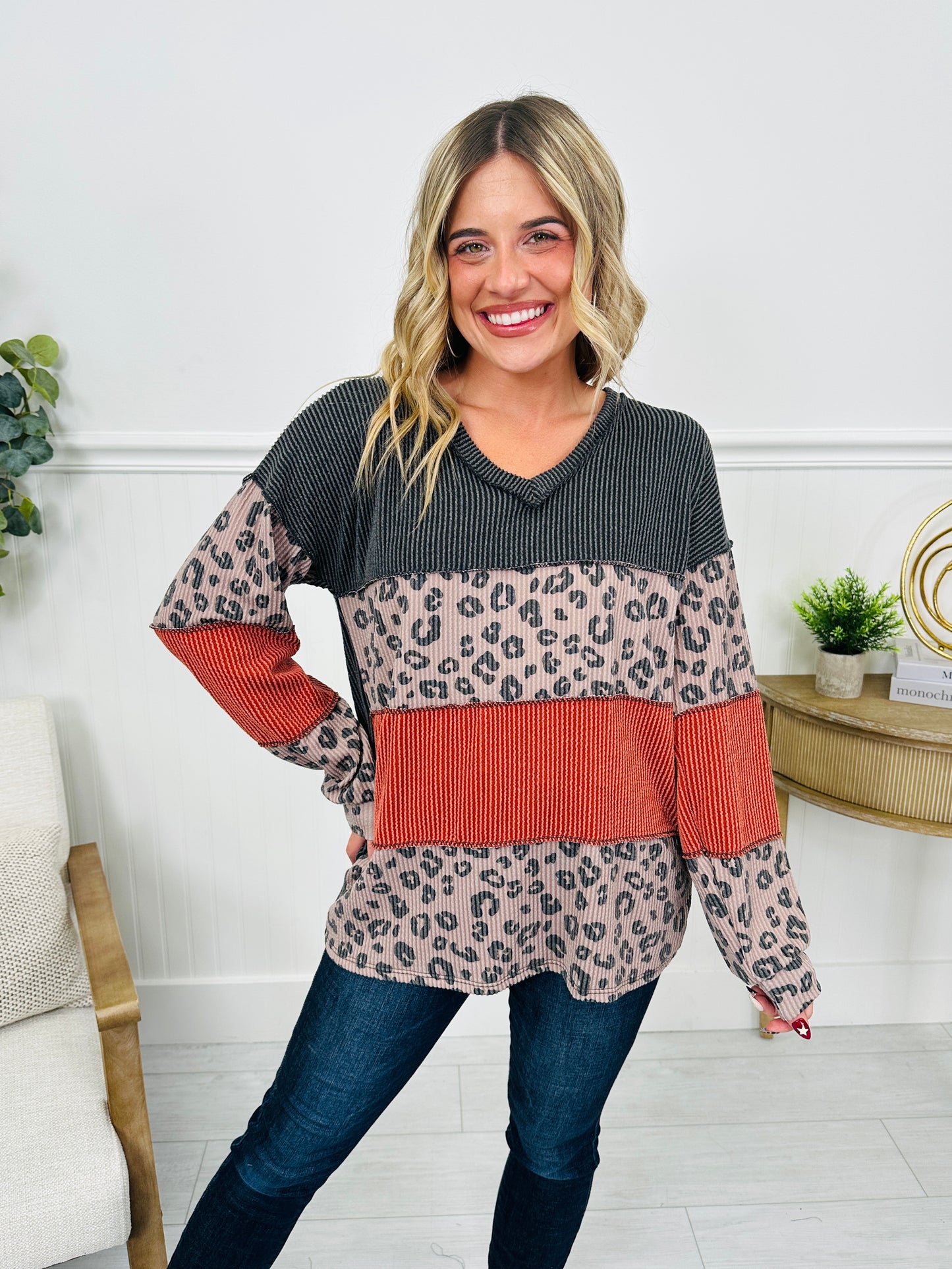 Leopard On Repeat Top- Multiple Colors!
