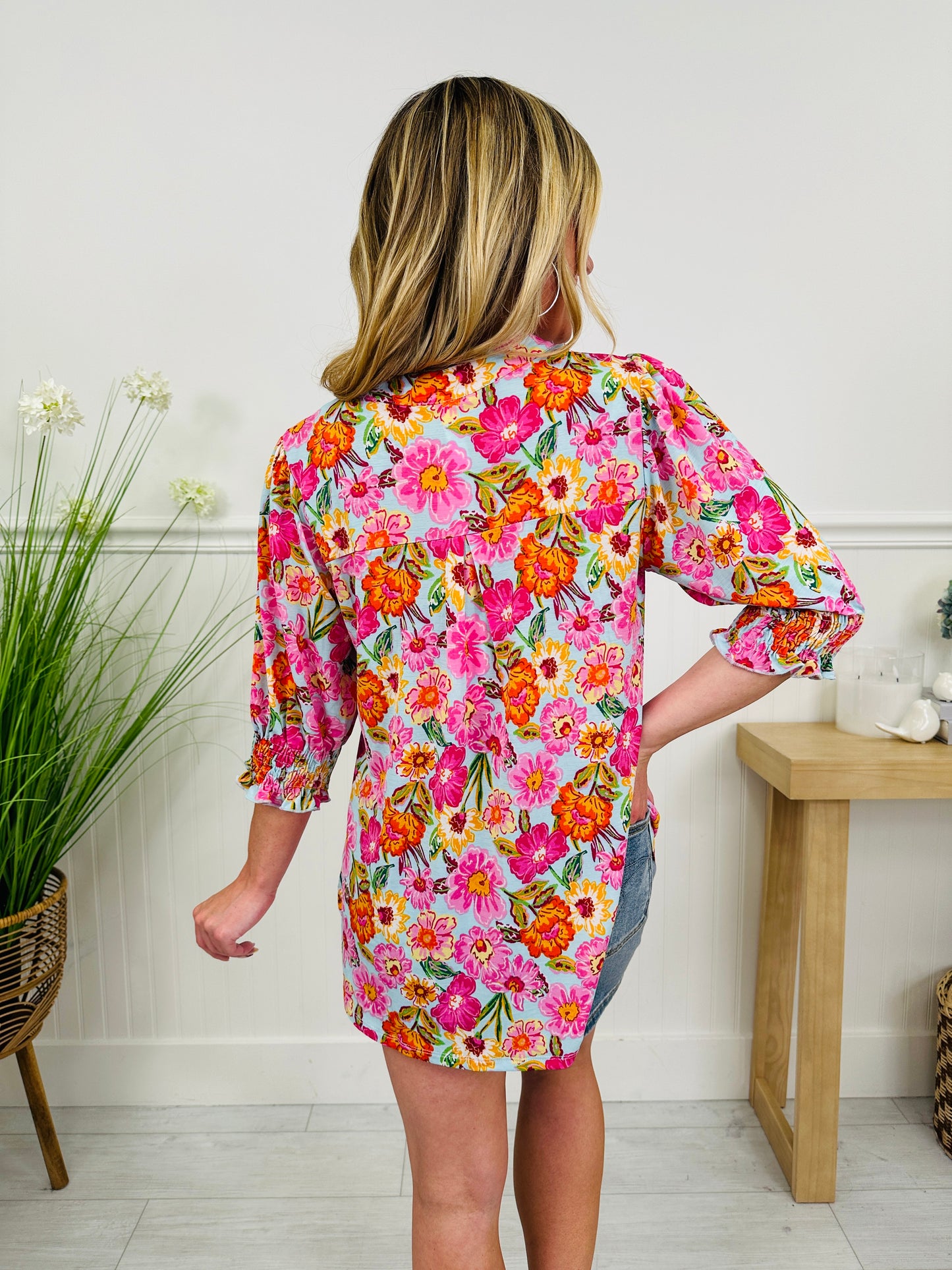 Step Into Spring Top in Savannah Print