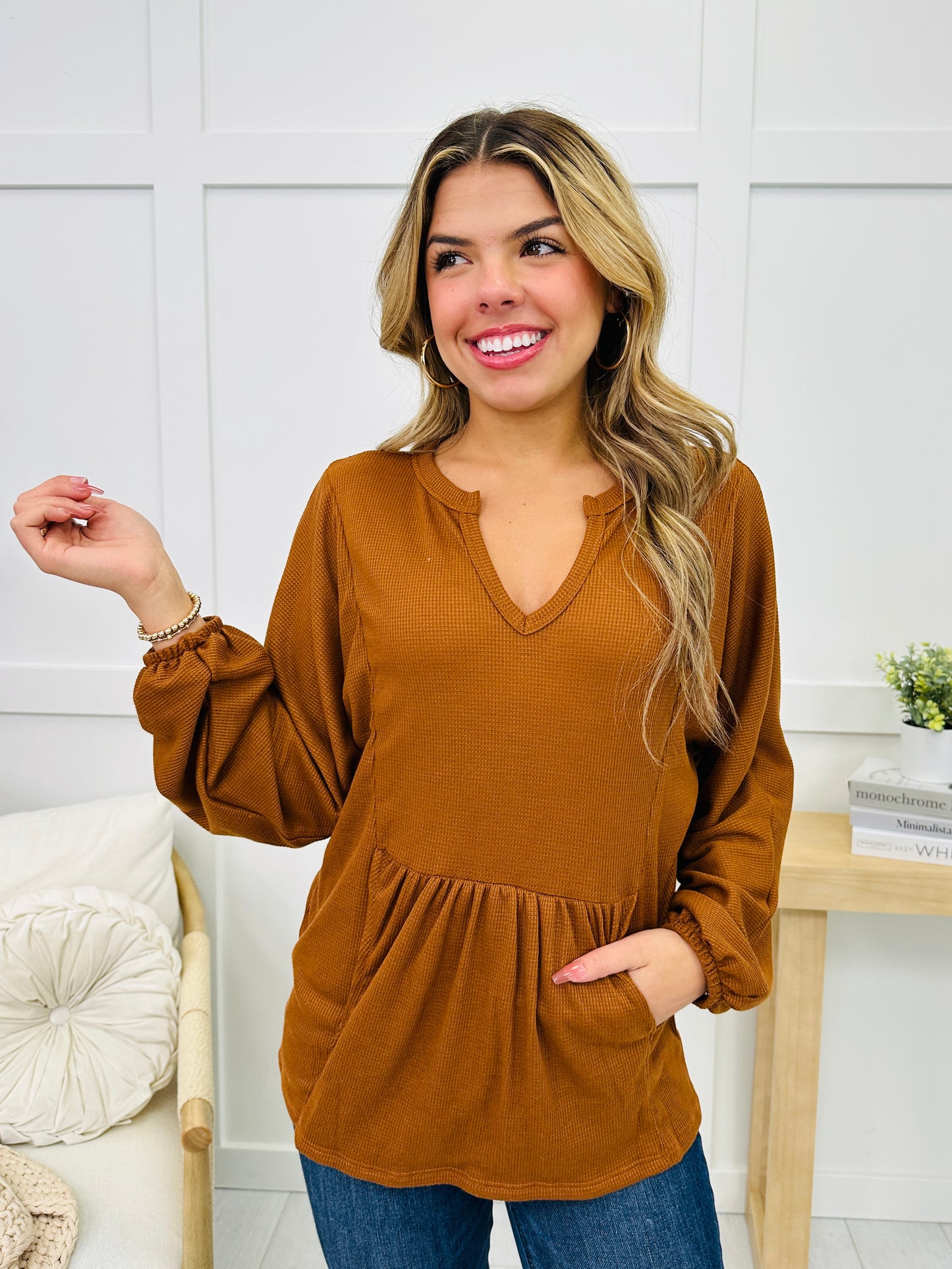 Effortless Edge Long Sleeve Top- Multiple Colors!