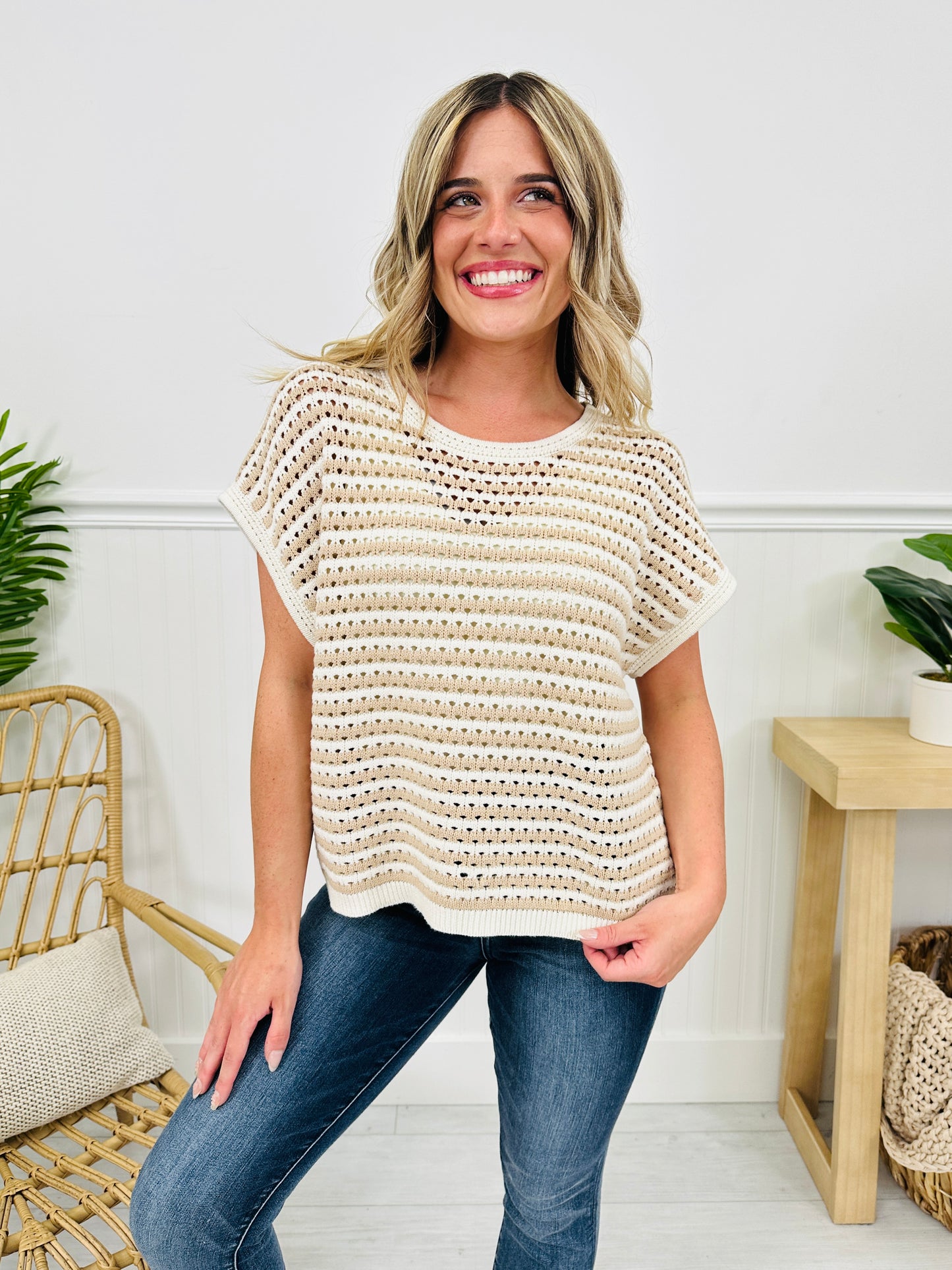Show Your Stripes Knit Top-- Multiple Colors!