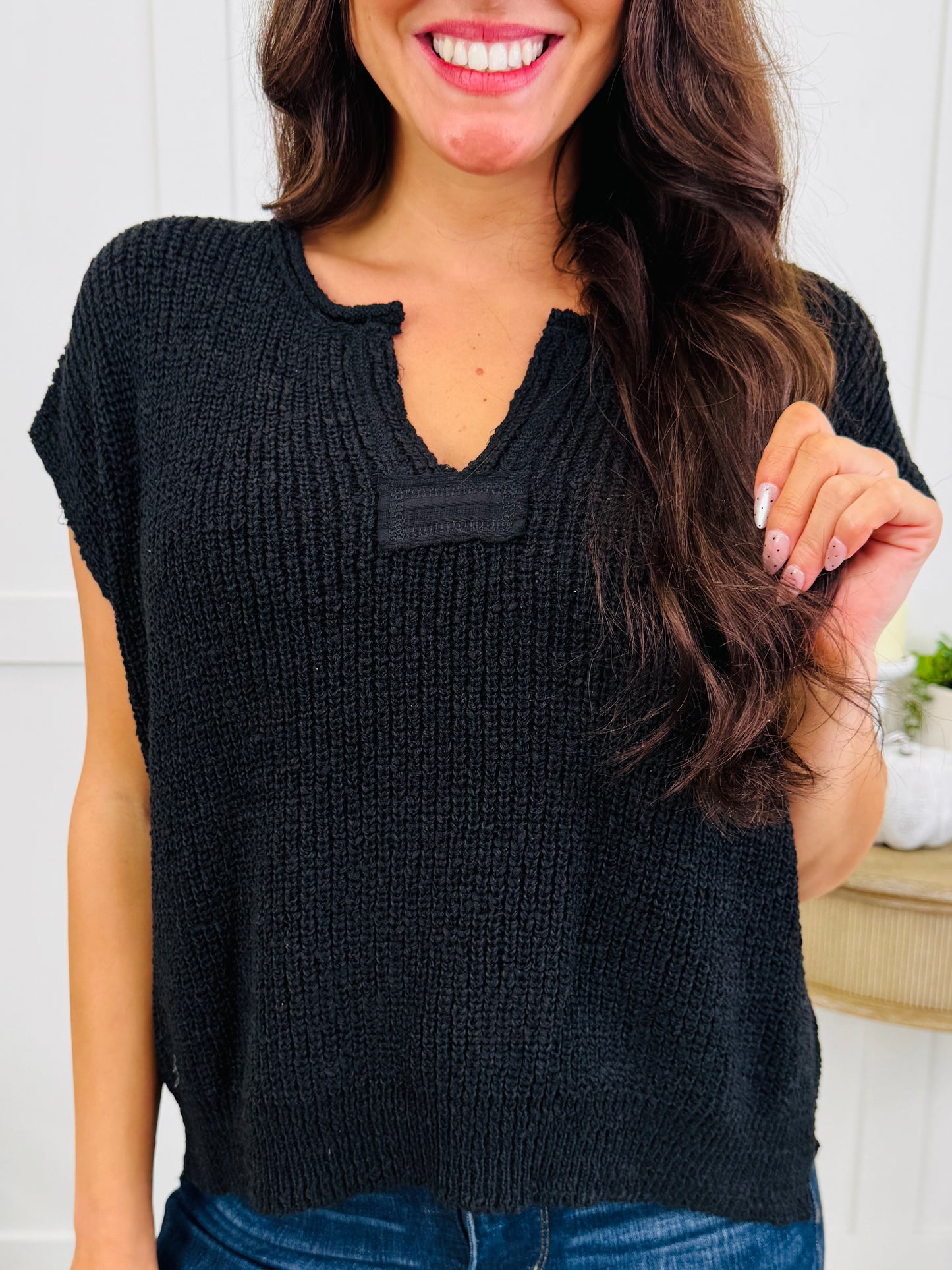 The Effortless Knit Top In Multiple Colors