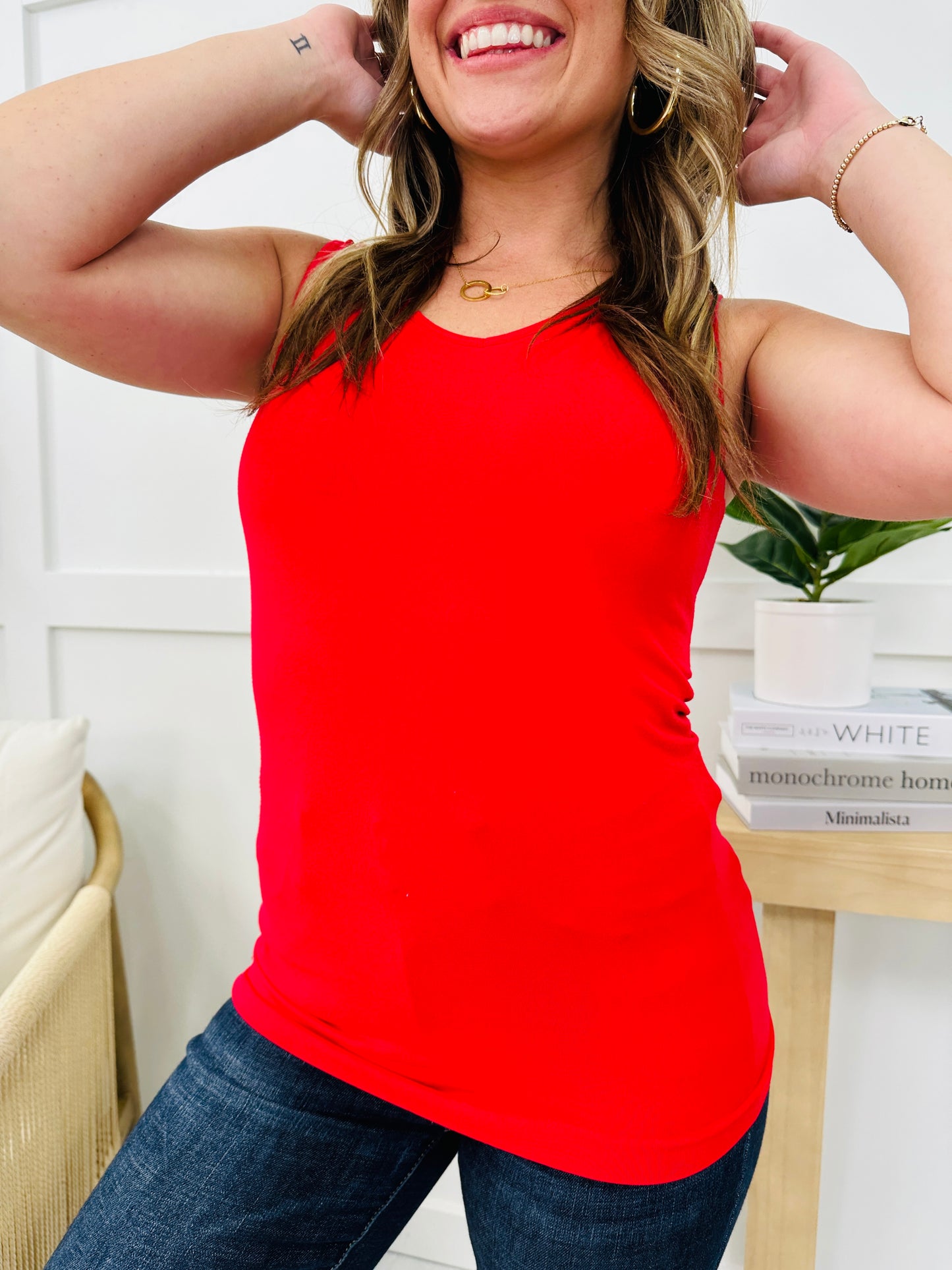 RESTOCK! BEST SELLING PLUS/REG Reversible Shapewear Tank Top- Multiple Colors!