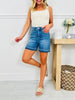 Release The Moment Tummy Control Release Hem Shorts