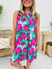 Palms and Plans Dress in St. Thomas Print