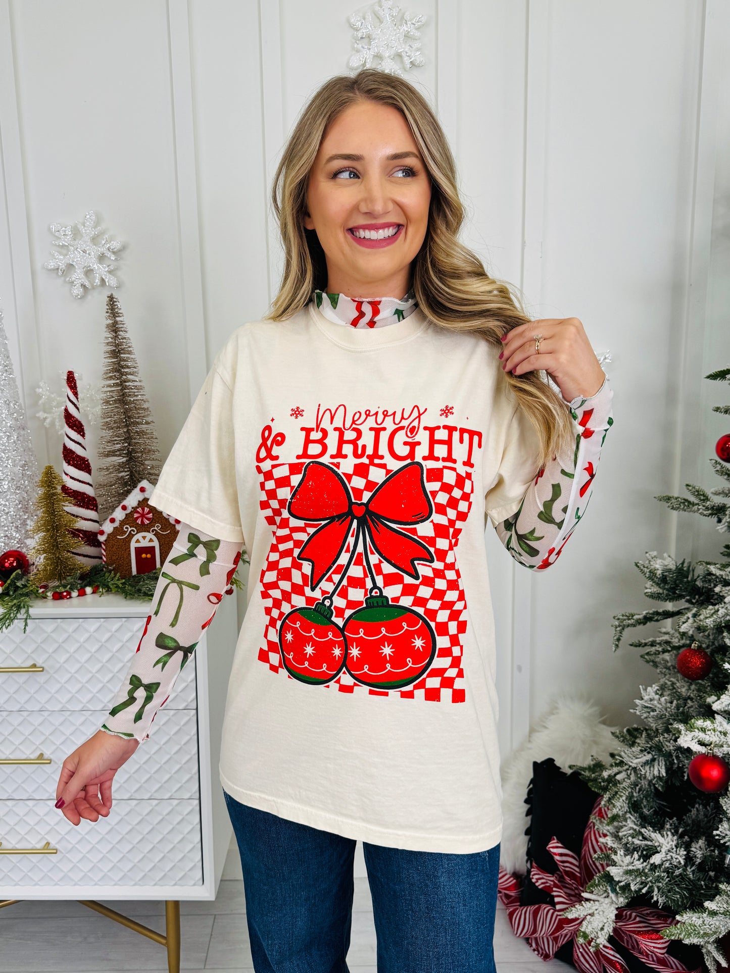 Merry & Bright Graphic Tee