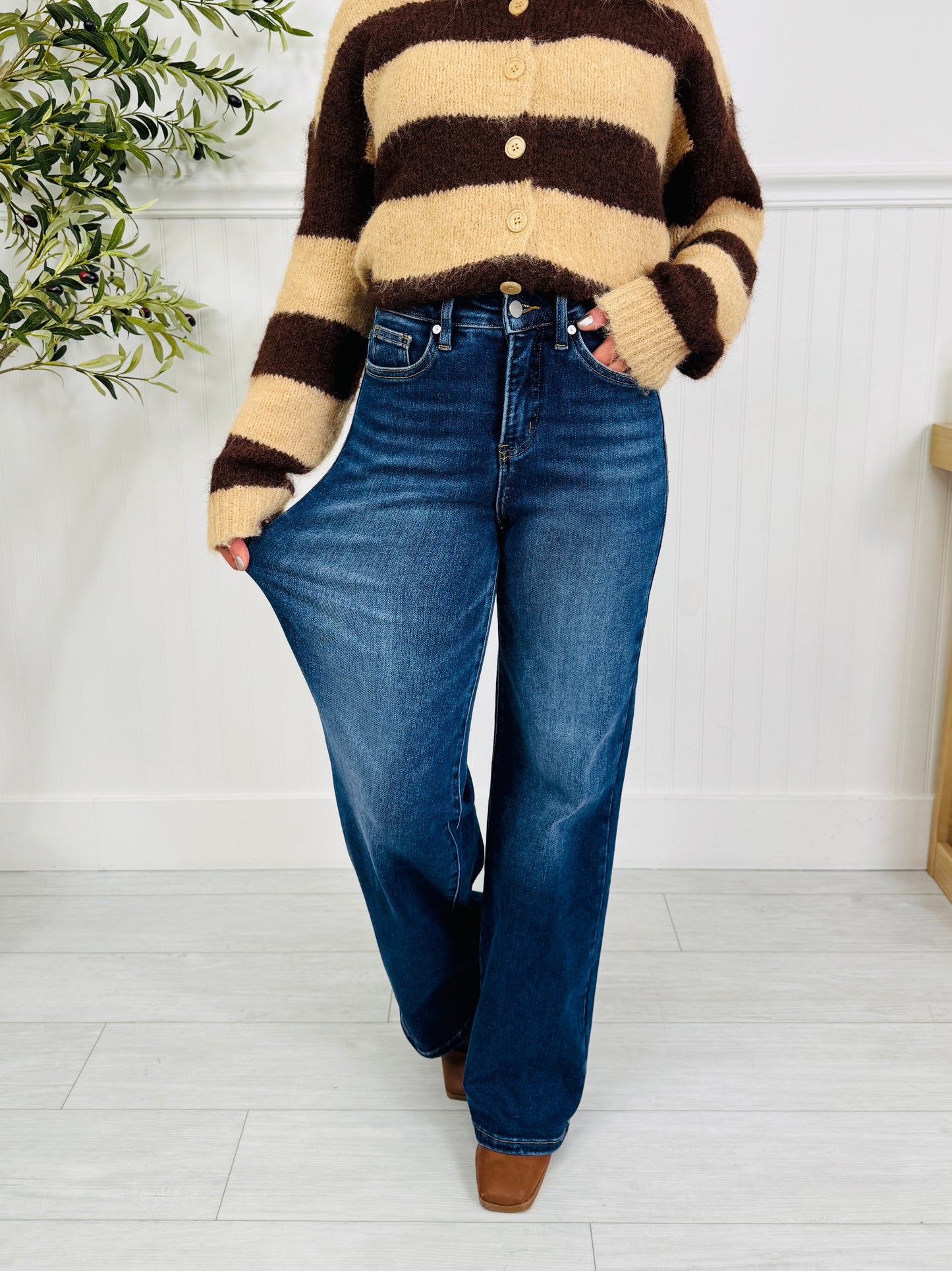 Made For You Wide Leg Jeans in Multiple Inseams