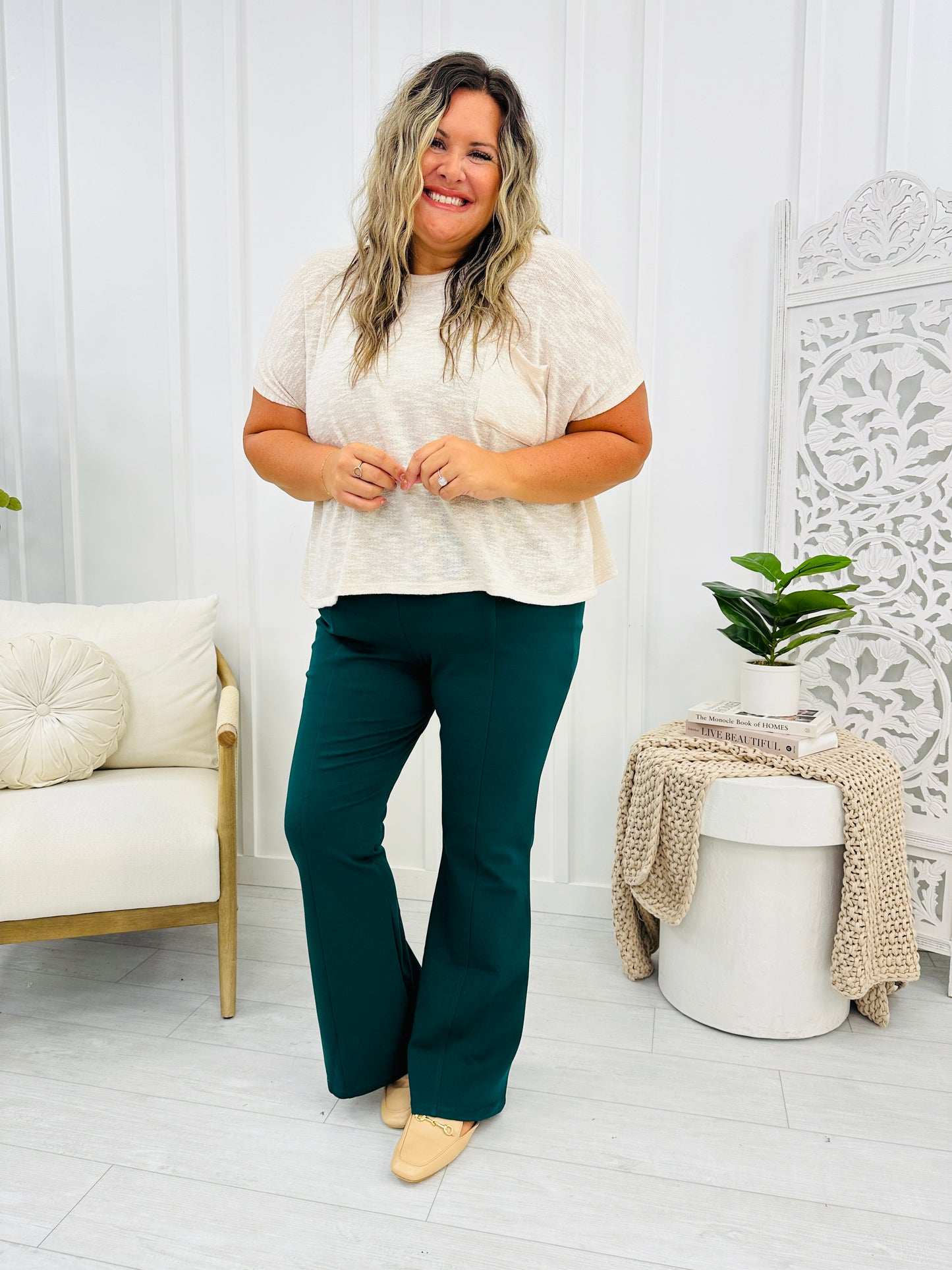 REG/CURVY Flare Leg Magic Pants-Multiple Colors!