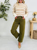 Olive You More Tummy Control Barrel Jeans