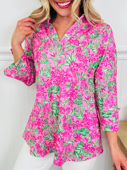 Bloom in Spring in Hibiscus Print