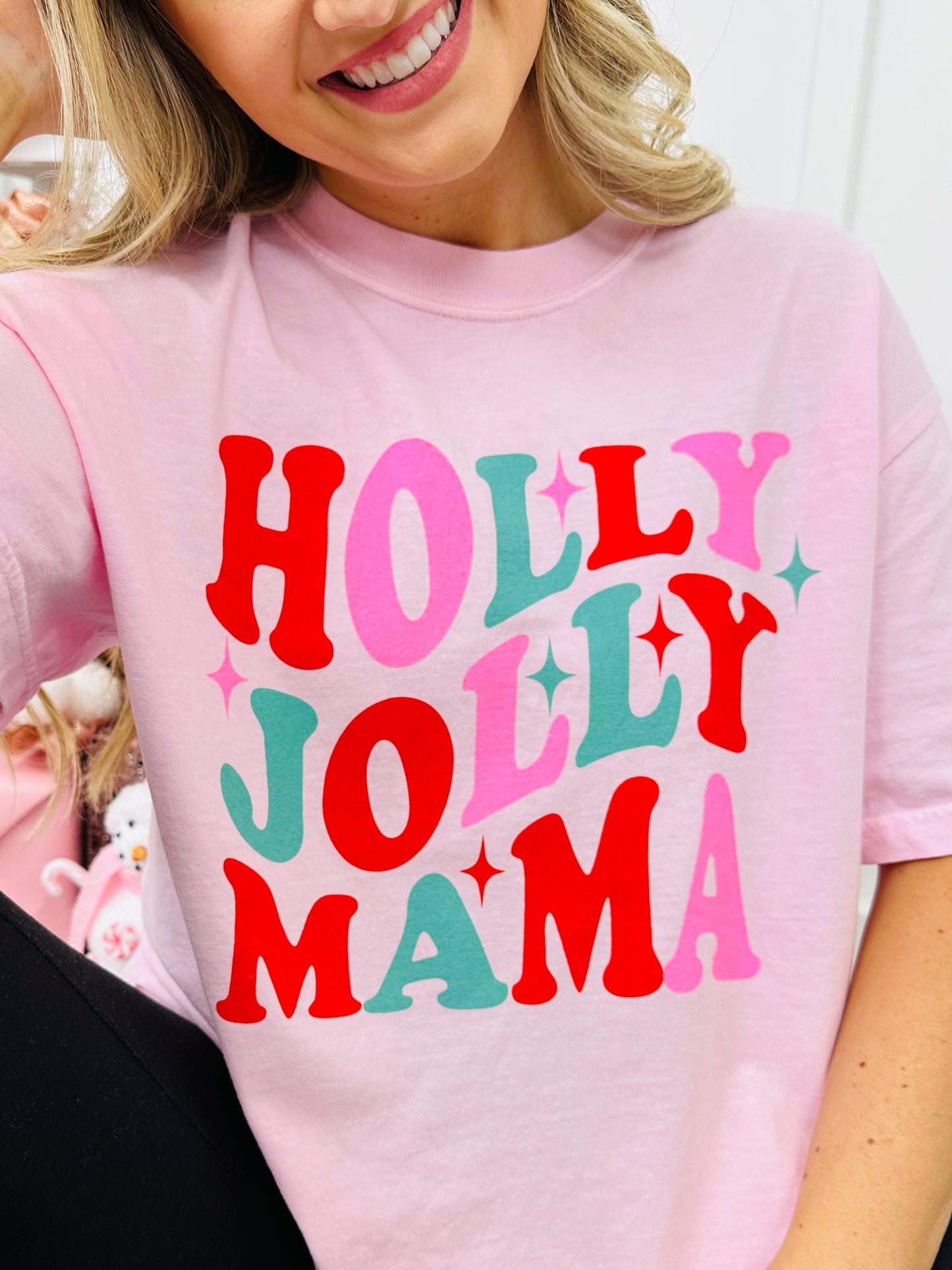 Holly Jolly Mama Graphic Tee