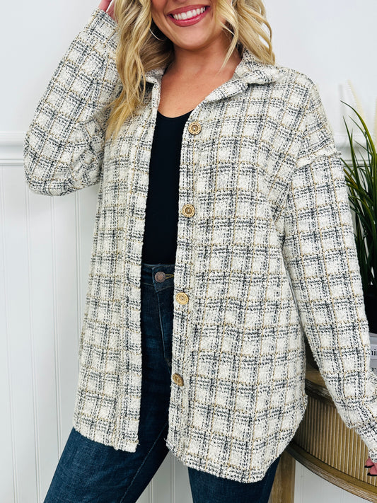 Touch of Tweed Shacket