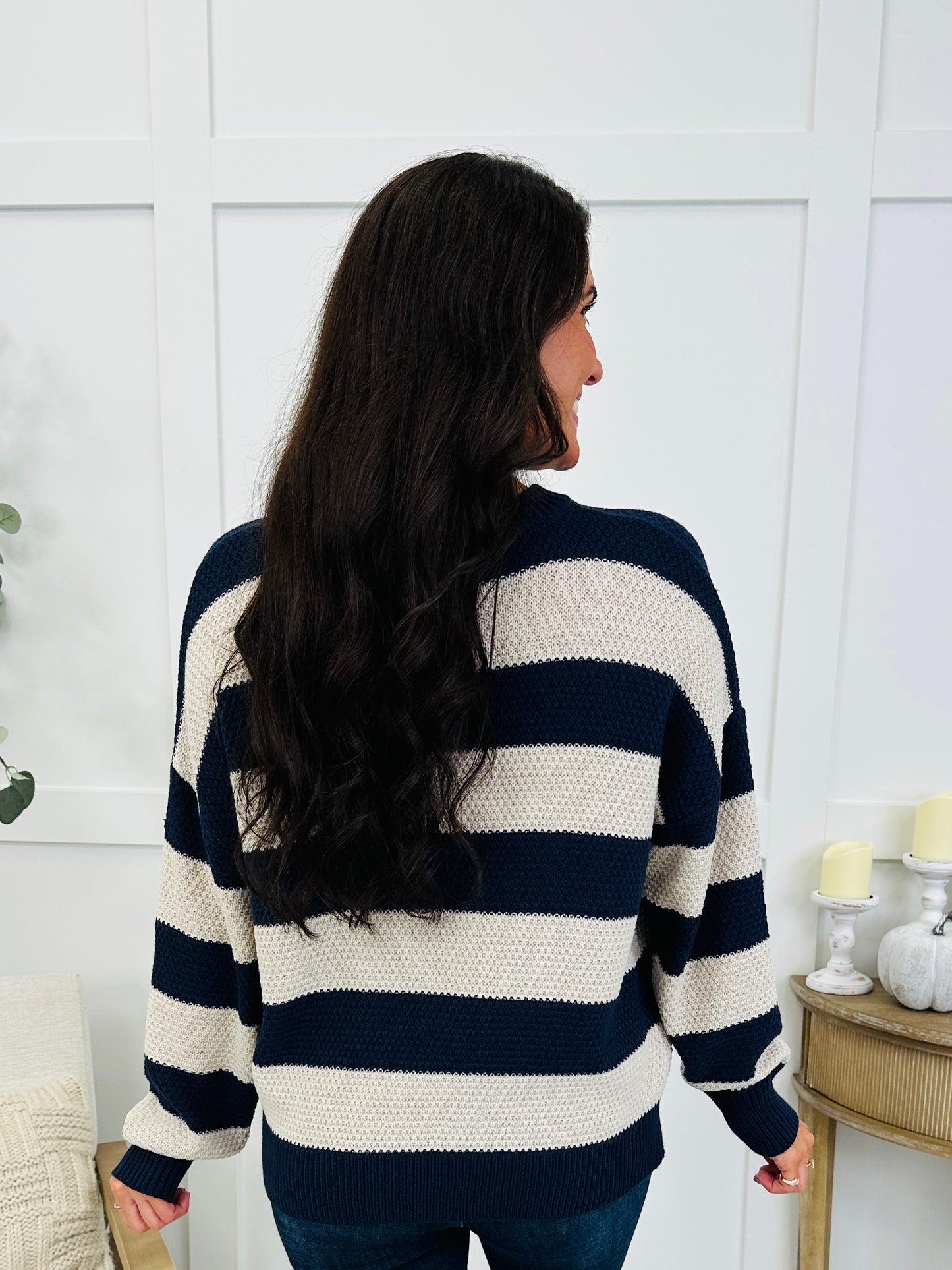 Cabin Daydream Sweater In Navy