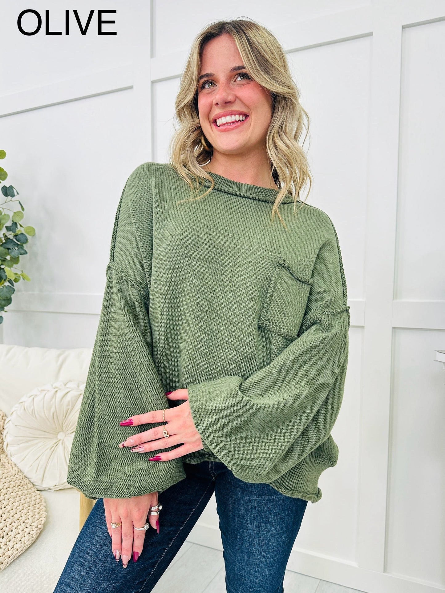 MOCO Exclusive Reg/Curvy Fall Sweet Fall Sweater- Multiple Colors!