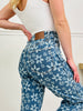 Judy Blue Daisy Daze Cropped Wide Leg Jeans