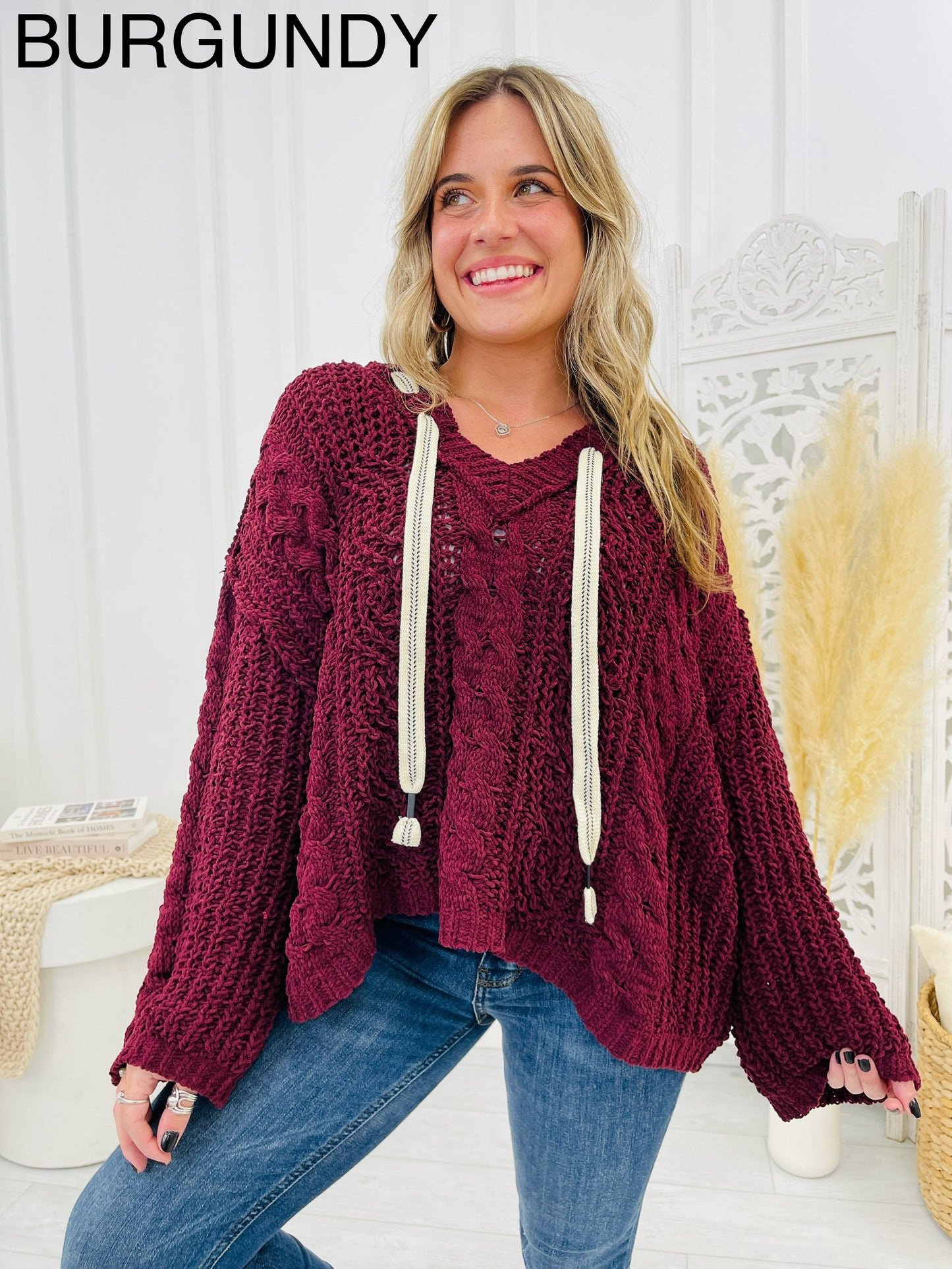 REG/CURVY It's Fall Y'all Hooded Sweater--Multiple Colors!