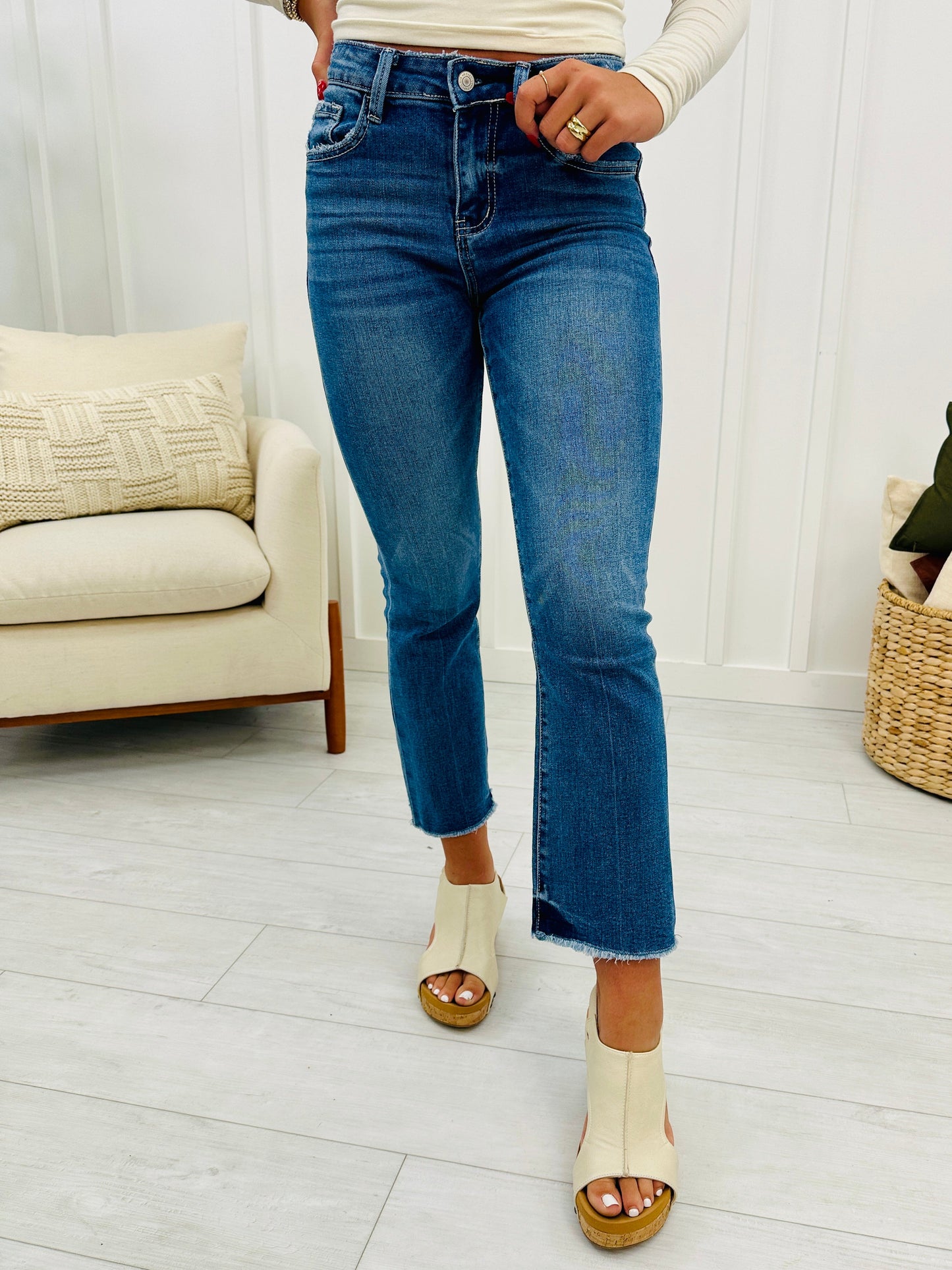 Lovervet Flare Share Kick Flare Jeans in Reg/Curvy