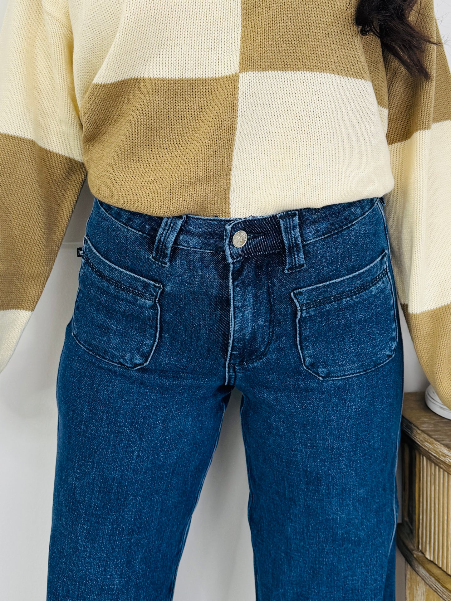 Judy Blue Effortless Elevation Retro Wide Leg Jeans