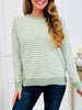 Cloud Nine Knit Top In Sage