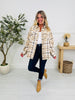 Fireside Favorite Shacket In Cream