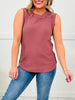 Basic Babe MOCO Exclusive Design Tank Top In Rosewood