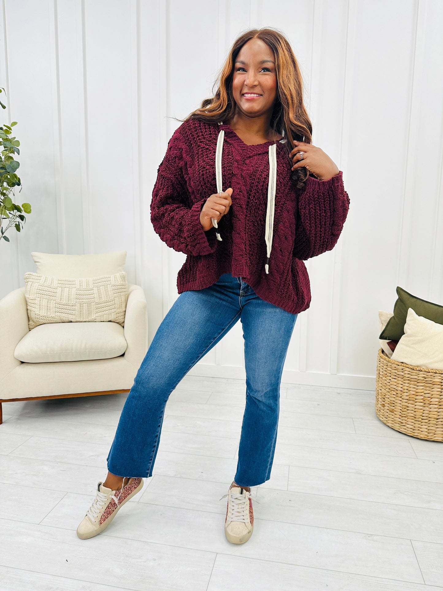 REG/CURVY It's Fall Y'all Hooded Sweater--Multiple Colors!